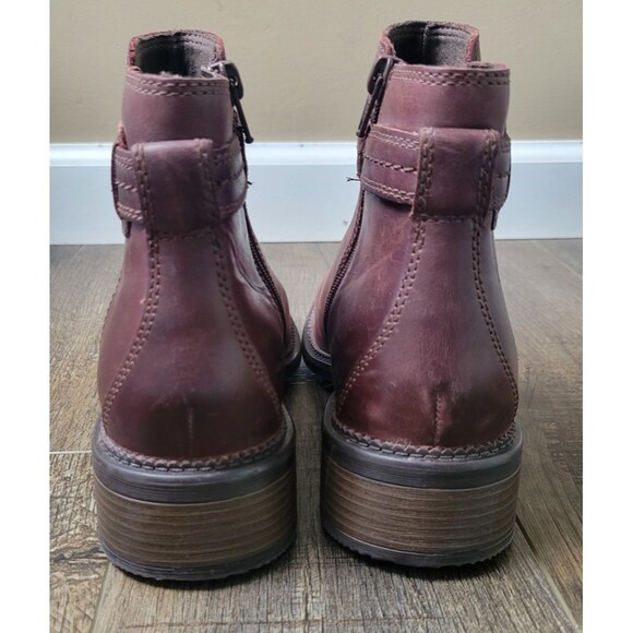 Clarks Womens Maye Ease Comfort Leather Ankle Booties Size 7.5 - Picture 10 of 11